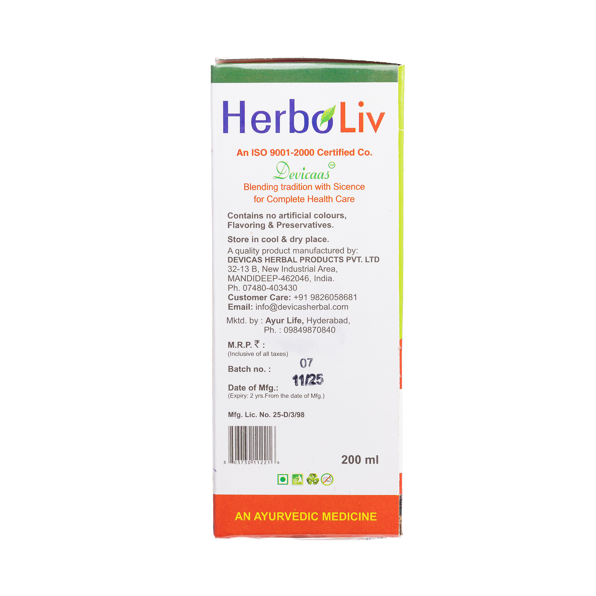 HERBOLIV – 100% Natural Liver Tonic