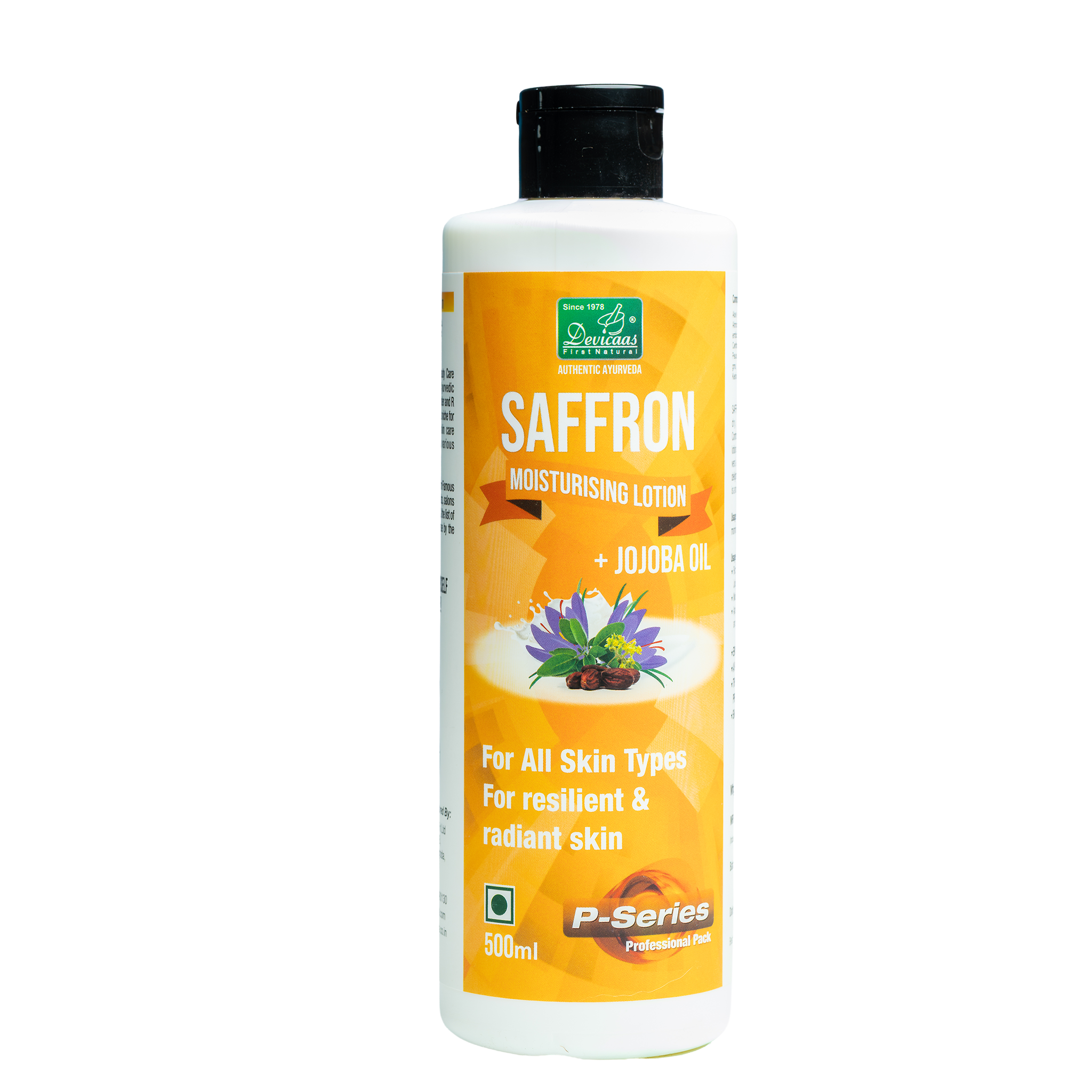 Saffron Moisturising Lotion with Jojoba Oil