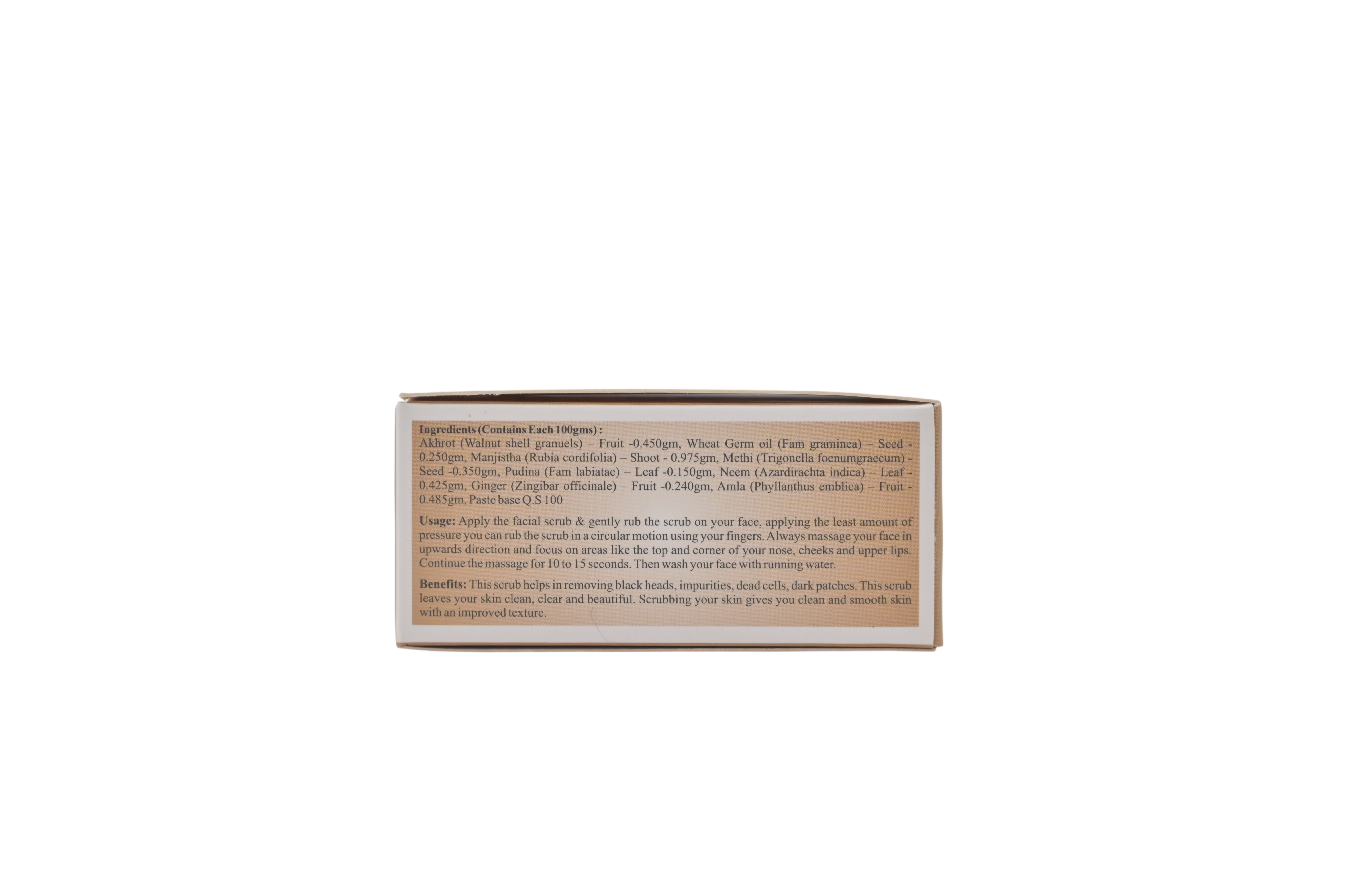 Walnut Scrub for all skin types